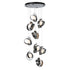 Hubbardton Forge Riza 9 Light Pendant Model: 131099-SKT-STND-10-GG0711