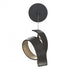 Hubbardton Forge Riza Low Voltage Sconce in White Finish Model: 201353-SKT-02-GG0711