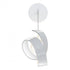 Hubbardton Forge Riza Low Voltage Sconce in White Finish Model: 201353-SKT-02-GG0711