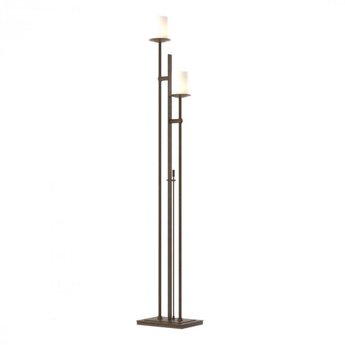 Hubbardton Forge Rook Twin Floor Lamp in Bronze Finish Model: 234903-SKT-05-GG0188