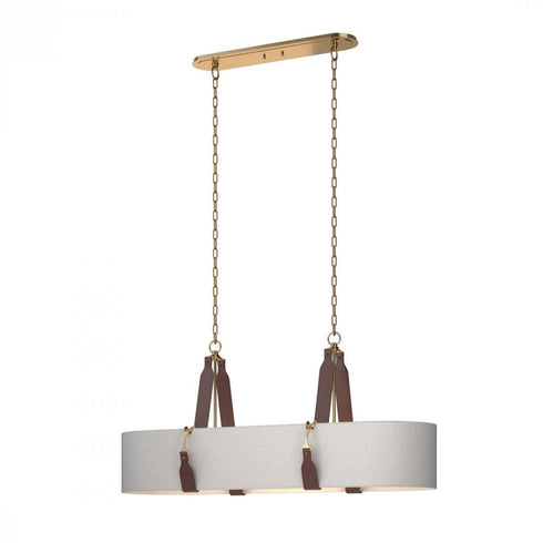 Hubbardton Forge Saratoga Oval Pendant Model: 134070-SKT-STND-24-LC-SF4608