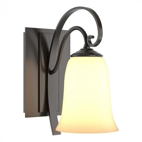 Hubbardton Forge Scroll Sconce in Bronze Finish Model: 204531-SKT-05-GG0035