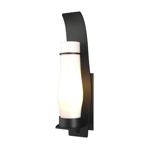 Hubbardton Forge Sea Coast Large Outdoor Sconce in Coastal Oil Rubbed Bronze Finish Model: 304220-SKT-14-GG0163