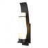 Hubbardton Forge Sea Coast Large Outdoor Sconce in Coastal Oil Rubbed Bronze Finish Model: 304220-SKT-14-GG0163