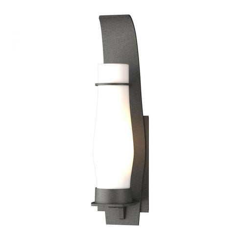 Hubbardton Forge Sea Coast Outdoor Sconce in Coastal Oil Rubbed Bronze Finish Model: 304215-SKT-14-GG0157