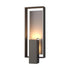 Hubbardton Forge Shadow Box Large Outdoor Sconce Model: 302605-SKT-10-10-ZM0546