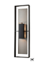 Hubbardton Forge Shadow Box Tall Dark Sky Friendly Outdoor Sconce in Coastal Black Finish Model: 302667-SKT-80-78-ZM0850