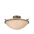 Hubbardton Forge Simple Lines Plain Large Semi Flush Model: 124304-SKT-82-GG0053