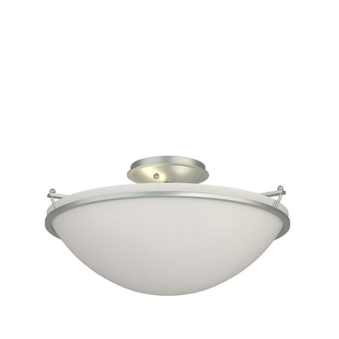 Hubbardton Forge Simple Lines Plain Large Semi Flush Model: 124304-SKT-82-GG0053