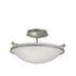 Hubbardton Forge Simple Lines Plain Small Semi Flush Model: 124302-SKT-82-GG0047