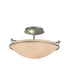 Hubbardton Forge Simple Lines Plain Small Semi Flush Model: 124302-SKT-82-GG0047