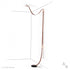 Hubbardton Forge SNAPS Floor to Ceiling Plug in LED Lamp in Black Finish Model: 402801-LED-STND-10-LC-AR