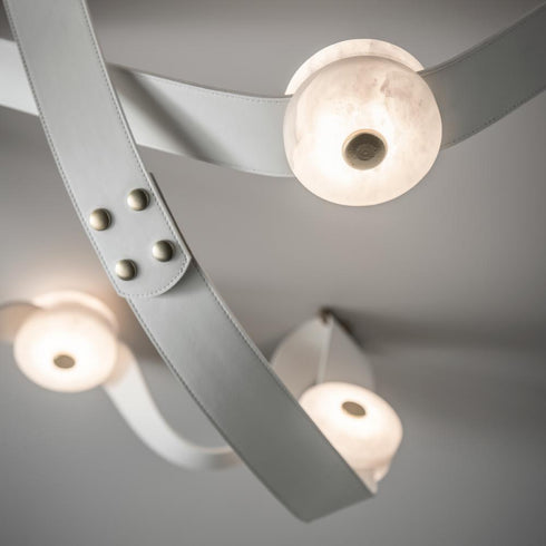 Hubbardton Forge SNAPS Large LED Pendant in Modern Brass Finish Model: 401316-LED-STND-86-LW-AR