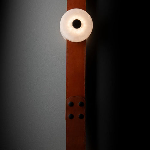 Hubbardton Forge SNAPS LED Sconce in Black Finish Model: 402031-LED-10-LC-AR