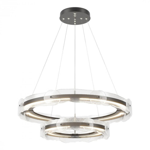 Hubbardton Forge Solstice LED Tiered Pendant in Bronze Finish Model: 139782-LED-STND-05-ZM0598