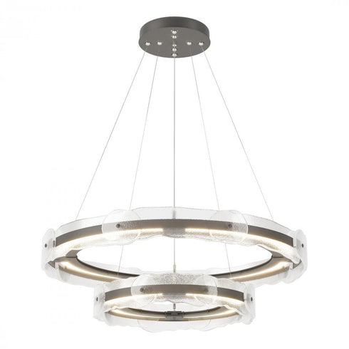 Hubbardton Forge Solstice LED Tiered Pendant in Bronze Finish Model: 139782-LED-STND-05-ZM0598