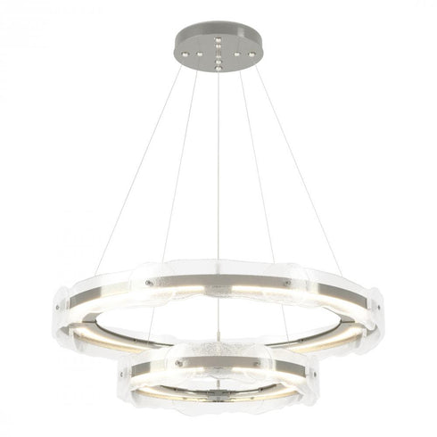 Hubbardton Forge Solstice LED Tiered Pendant in Bronze Finish Model: 139782-LED-STND-05-ZM0598