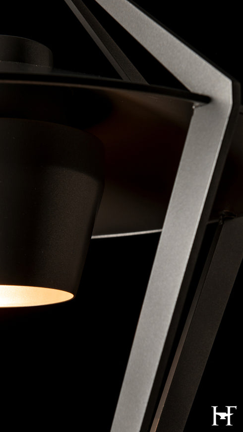 Hubbardton Forge Stellar Dark Sky Friendly Post Light in Coastal Burnished Steel Finish Model: 342652-SKT-78-78