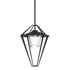 Hubbardton Forge Stellar Large Outdoor Pendan Semi Flush in Coastal Oil Rubbed Bronze Finish Model: 362651-SKT-MULT-14-ZM0727