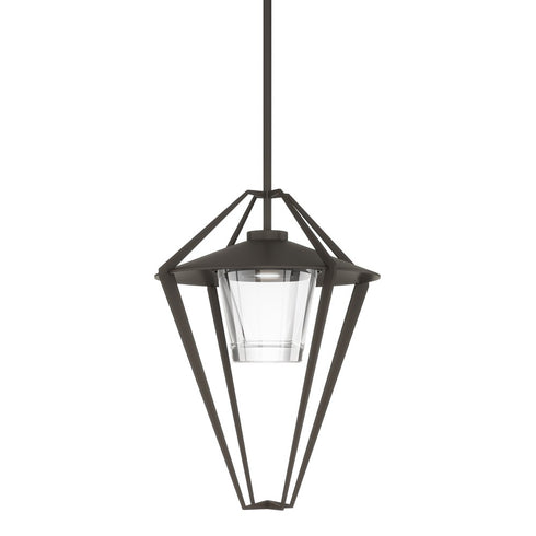 Hubbardton Forge Stellar Large Outdoor Pendan Semi Flush in Coastal Oil Rubbed Bronze Finish Model: 362651-SKT-MULT-14-ZM0727