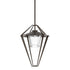 Hubbardton Forge Stellar Large Outdoor Pendan Semi Flush in Coastal Oil Rubbed Bronze Finish Model: 362651-SKT-MULT-14-ZM0727