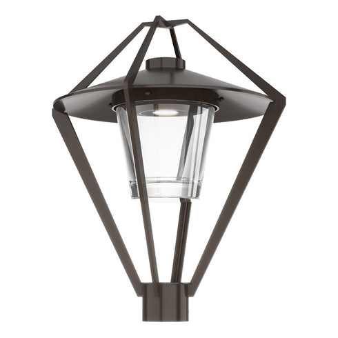 Hubbardton Forge Stellar Post Light in Coastal Oil Rubbed Bronze Finish Model: 342651-SKT-14-ZM0727