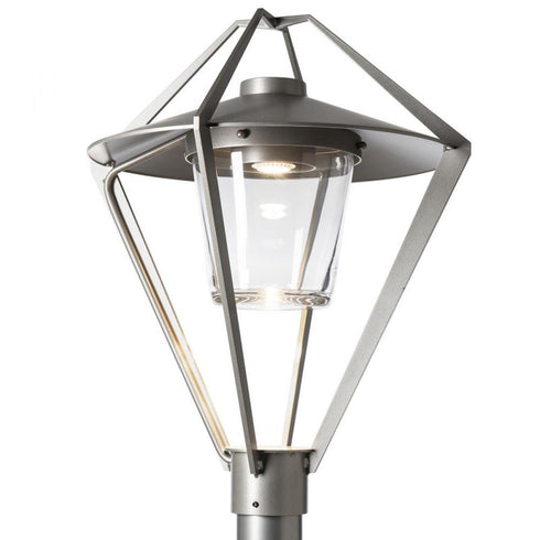 Hubbardton Forge Stellar Post Light in Coastal Oil Rubbed Bronze Finish Model: 342651-SKT-14-ZM0727