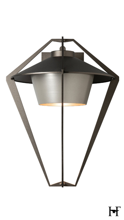 Hubbardton Forge Stellar Small Dark Sky Friendly Outdoor Sconce in Coastal Oil Rubbed Bronze Finish Model: 302653-SKT-14-78