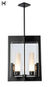 Hubbardton Forge Summit Lantern in Black Finish Model: 132043-SKT-MULT-10-ZM0847