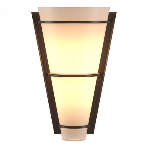 Hubbardton Forge Suspended Half Cone Sconce in Bronze Finish Model: 206551-SKT-05-GG0059