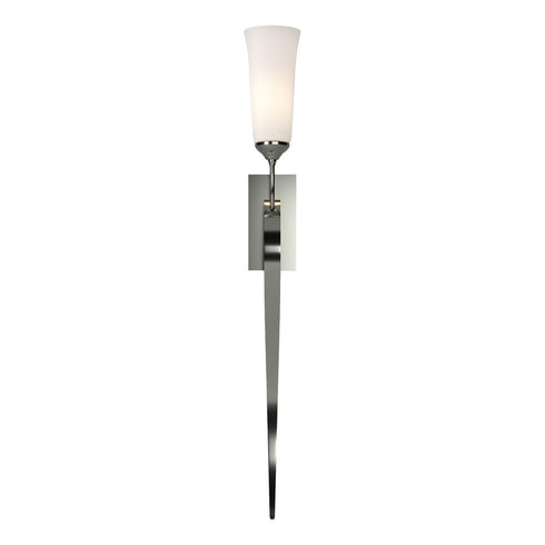 Hubbardton Forge Sweeping Taper ADA Sconce in Bronze Finish Model: 204529-SKT-05-GG0350
