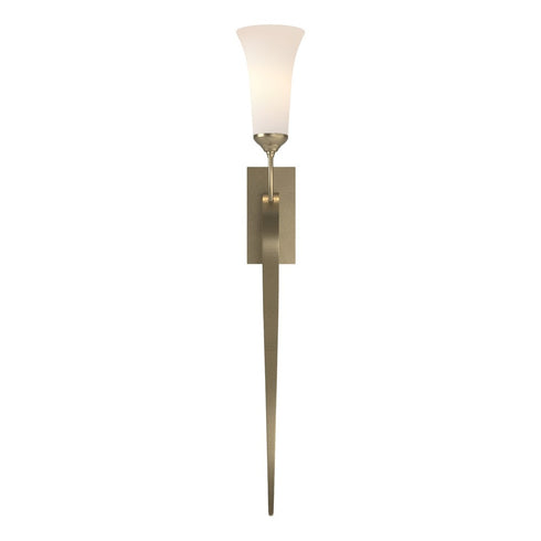 Hubbardton Forge Sweeping Taper Sconce in Bronze Finish Model: 204526-SKT-05-GG0068