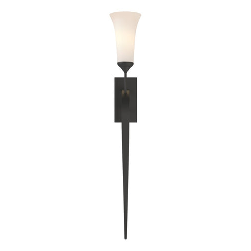 Hubbardton Forge Sweeping Taper Sconce in Bronze Finish Model: 204526-SKT-05-GG0068