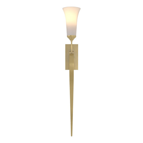 Hubbardton Forge Sweeping Taper Sconce in Bronze Finish Model: 204526-SKT-05-GG0068