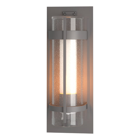 Hubbardton Forge Torch Large Outdoor Sconce in Coastal Oil Rubbed Bronze Finish Model: 305898-SKT-14-ZS0656