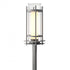 Hubbardton Forge Torch Outdoor Post Light in Coastal Oil Rubbed Bronze Finish Model: 345897-SKT-14-ZS0684