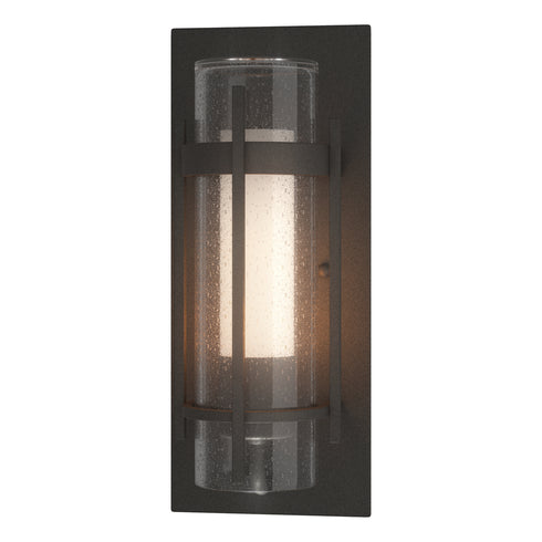 Hubbardton Forge Torch Small Outdoor Sconce in Coastal Oil Rubbed Bronze Finish Model: 305896-SKT-14-ZS0654