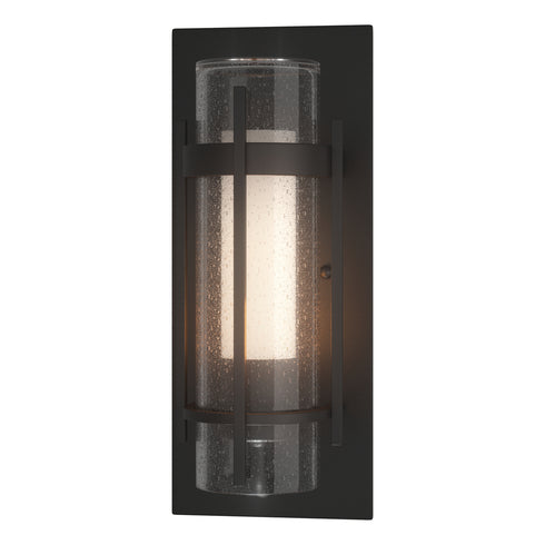 Hubbardton Forge Torch Small Outdoor Sconce in Coastal Oil Rubbed Bronze Finish Model: 305896-SKT-14-ZS0654