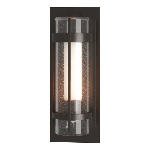 Hubbardton Forge Torch XL Outdoor Sconce in Coastal Oil Rubbed Bronze Finish Model: 305899-SKT-14-ZS0664