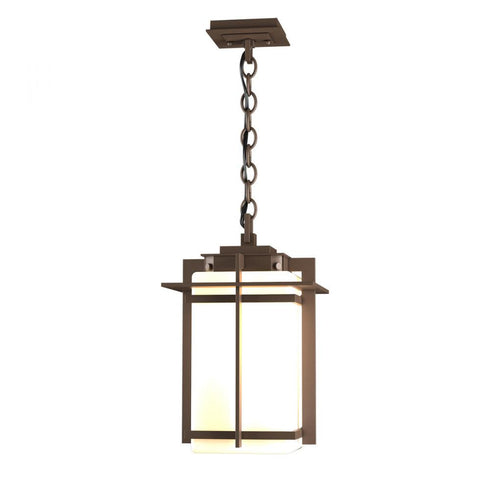 Hubbardton Forge Tourou Large Outdoor Ceiling Fixture in Coastal Natural Iron Finish Model: 366007-SKT-20-GG0112