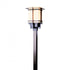 Hubbardton Forge Tourou Large Outdoor Post Light in Coastal Oil Rubbed Bronze Finish Model: 346013-SKT-14-GG0084