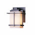 Hubbardton Forge Tourou Small Outdoor Sconce in Coastal Oil Rubbed Bronze Finish Model: 306006-SKT-14-GG0110