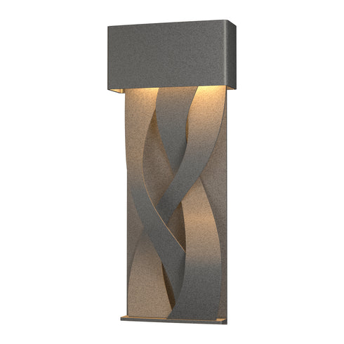 Hubbardton Forge Tress Small Dark Sky Friendly LED Outdoor Sconce in Coastal Oil Rubbed Bronze Finish Model: 302527-LED-14