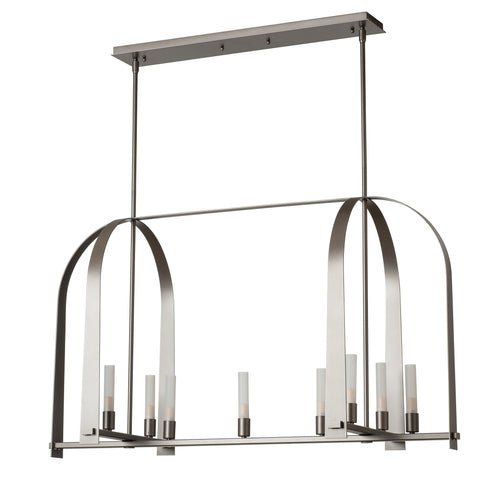 Hubbardton Forge Triomphe 9 Light Linear Pendant Model: 131075-SKT-MULT-14-FD0462