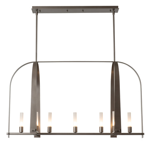 Hubbardton Forge Triomphe 9 Light Linear Pendant Model: 131075-SKT-MULT-14-FD0462