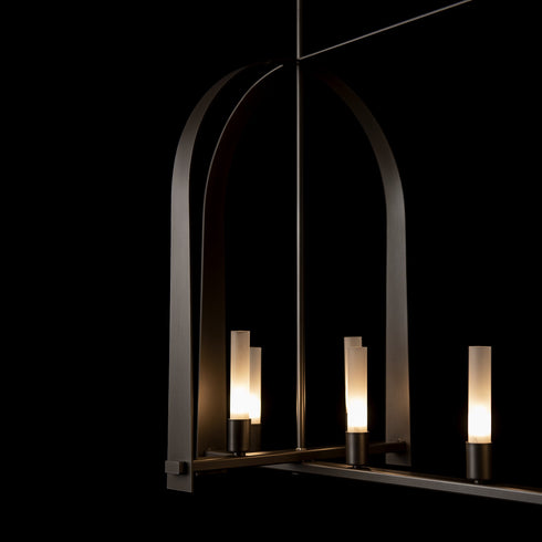 Hubbardton Forge Triomphe 9 Light Linear Pendant Model: 131075-SKT-MULT-14-FD0462