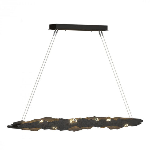 Hubbardton Forge Trove LED Pendant in Bronze Finish Model: 139860-LED-STND-05-CR
