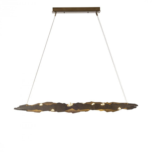 Hubbardton Forge Trove LED Pendant in Bronze Finish Model: 139860-LED-STND-05-CR