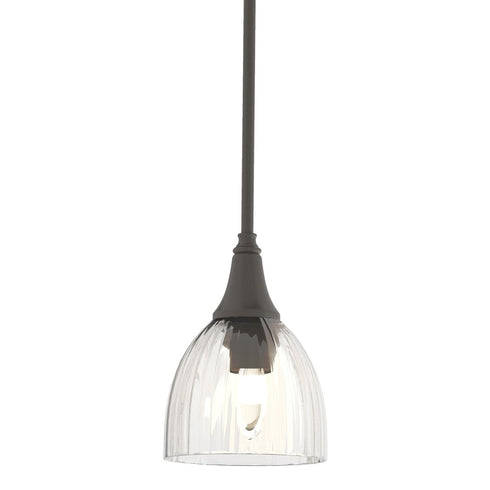 Hubbardton Forge Trumpet Mini Pendant in Bronze Finish Model: 182640-SKT-MULT-05-GG0001