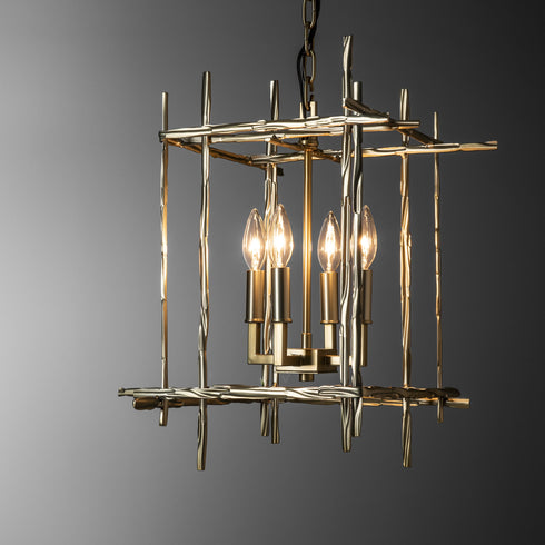 Hubbardton Forge Tura 4 Light Small Chandelier Model: 101315-SKT-10